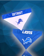 Detroit Lions NFL Reversible Dog Bandana