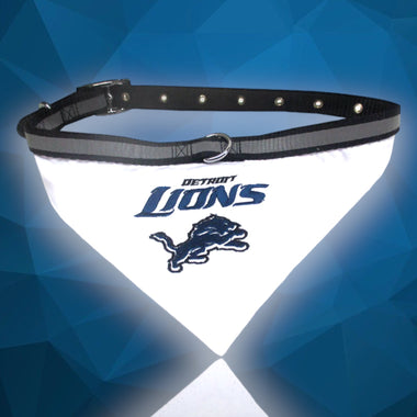 Detroit Lions NFL Dog Collar Bandana