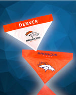 Denver Broncos NFL Reversible Dog Bandana