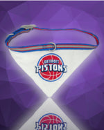 Detroit Pistons NBA Dog Collar Bandana