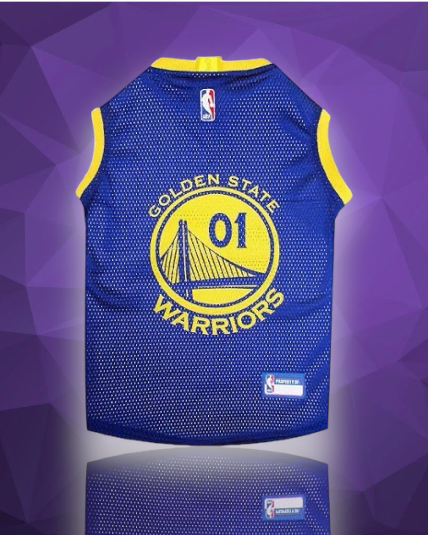 Golden State Warriors NBA Dog Jersey