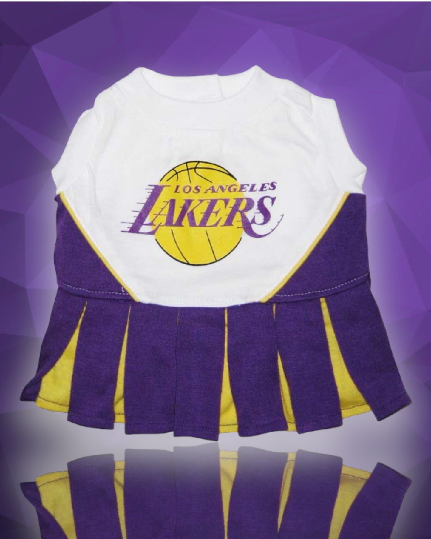 Los Angeles Lakers Dog Cheerleader Dress