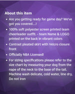 Los Angeles Lakers Dog Cheerleader Dress