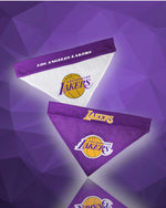 Los Angeles Lakers NBA Reversible Dog Bandana