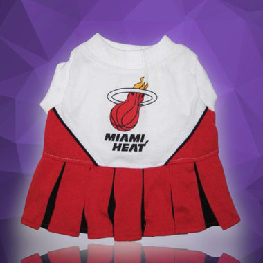 Miami Heat Dog Cheerleader Dress