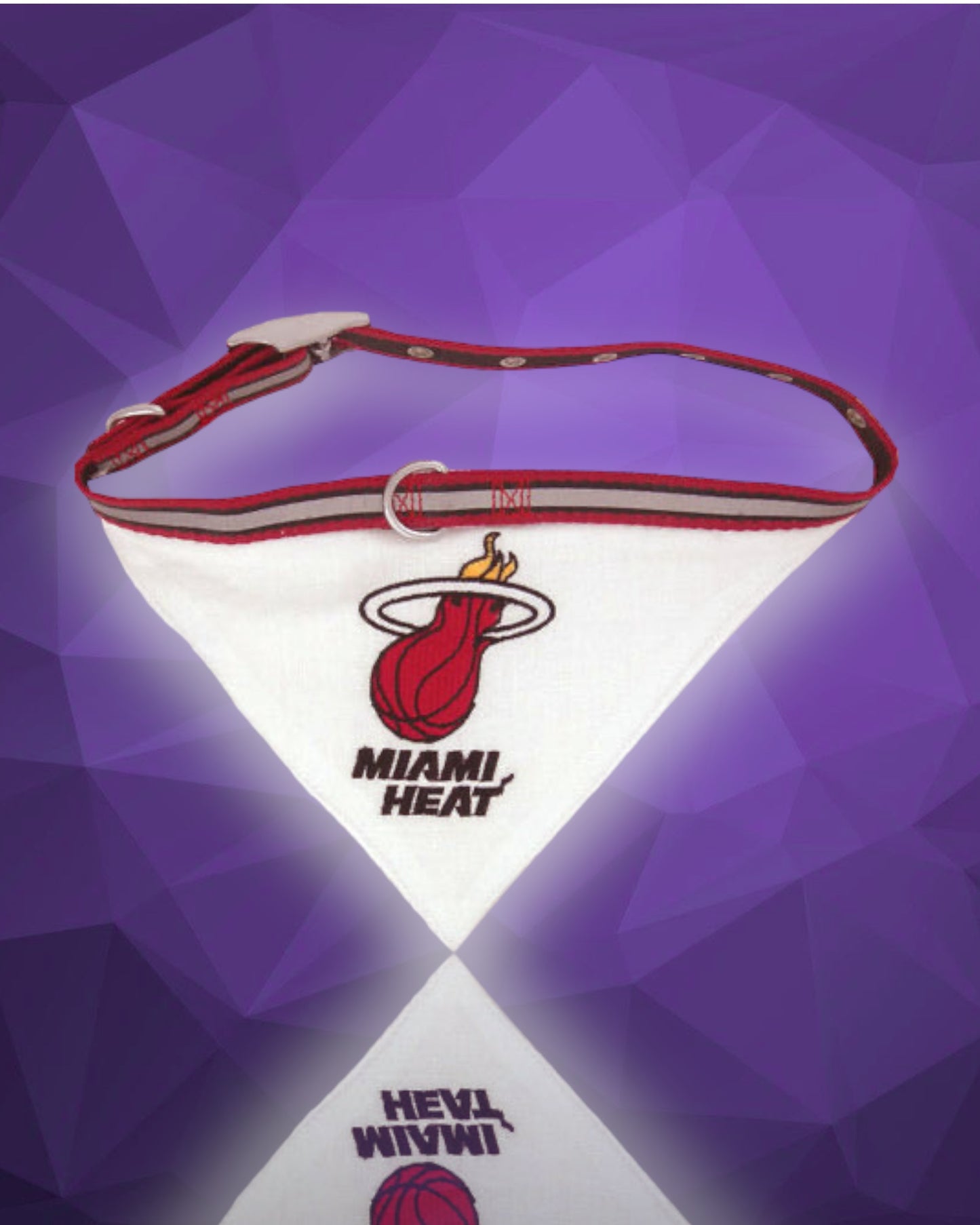 Miami Heat NBA Dog Collar Bandana