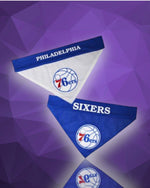 Philadelphia 76ers NBA Reversible Dog Bandana