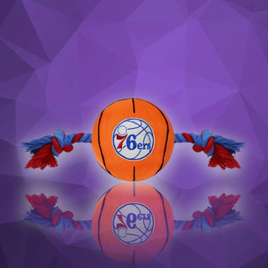 Philadelphia 76ers - Nylon Basketball Rope Toy