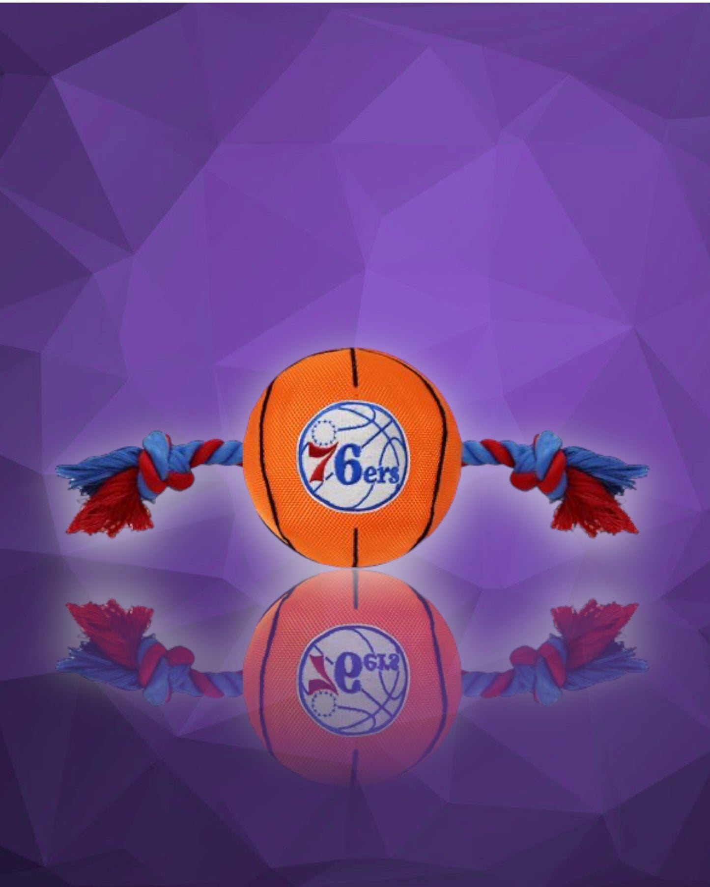 Philadelphia 76ers - Nylon Basketball Rope Toy