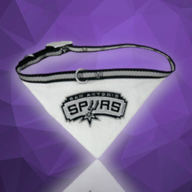 San Antonio Spurs NBA Dog Collar Bandana