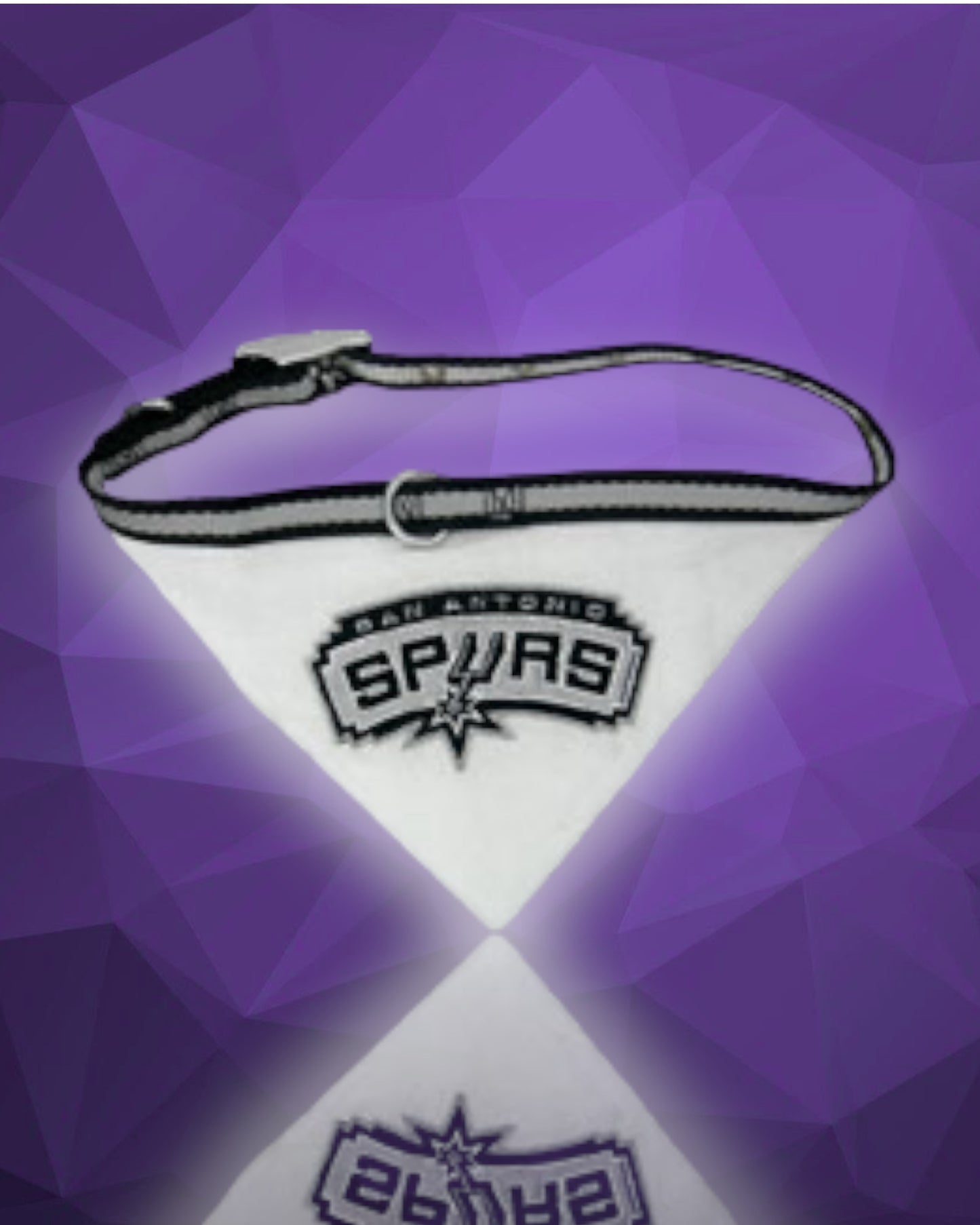 San Antonio Spurs NBA Dog Collar Bandana