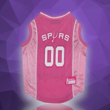 San Antonio Spurs PINK Dog Jersey