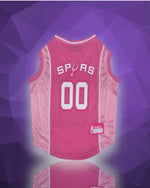 San Antonio Spurs PINK Dog Jersey