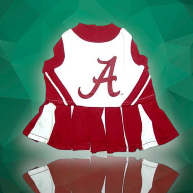 Alabama Crimson Tide Cheerleader Dog Dress