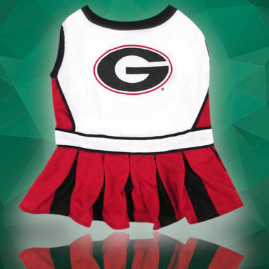 Georgia Bulldogs Cheerleader Dog Dress