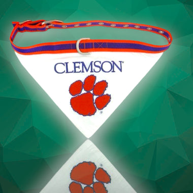 Clemson Tigers NCAA Dog Collar Bandana