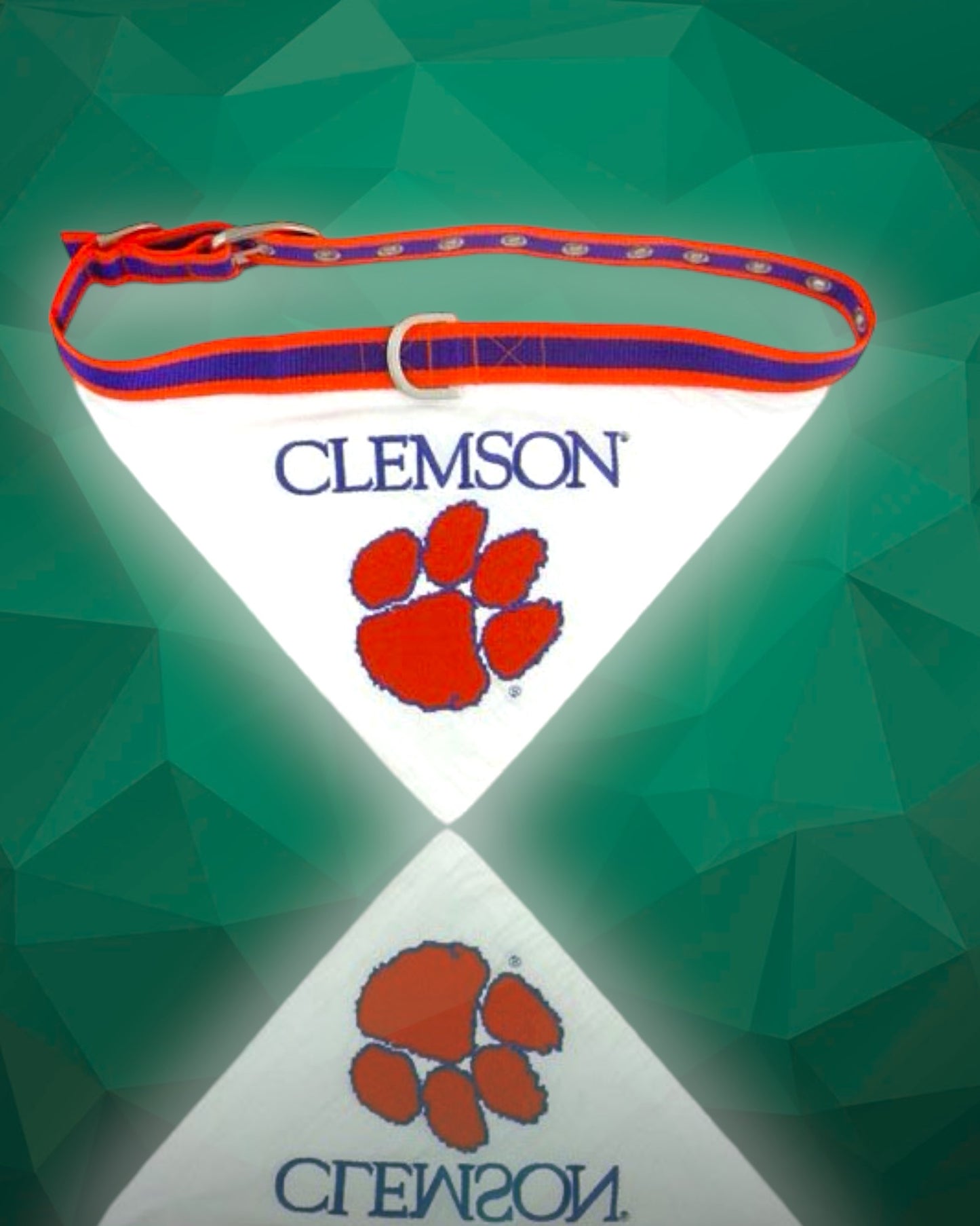 Clemson Tigers NCAA Dog Collar Bandana