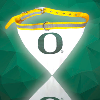 Oregon Ducks NCAA Dog Collar Bandana