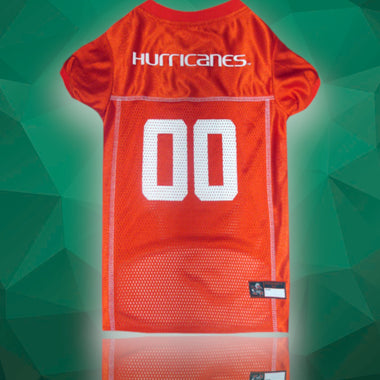 Miami Hurricanes NCAA Dog Jersey