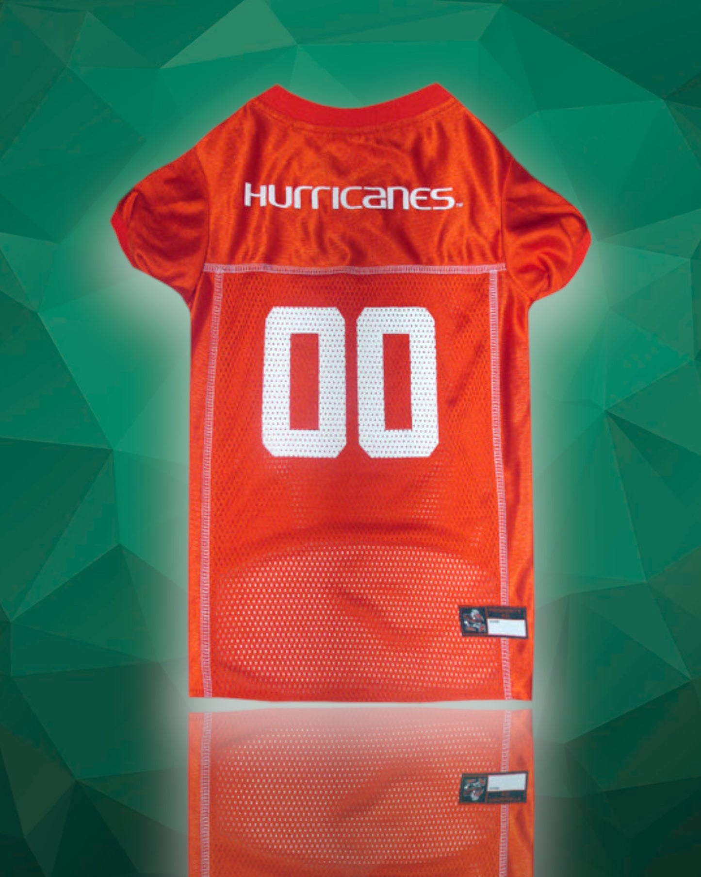 Miami Hurricanes NCAA Dog Jersey