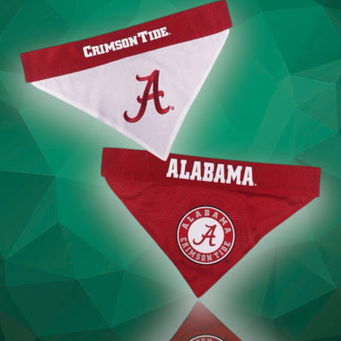 Alabama Crimson Tide NCAA Reversible Dog Bandana