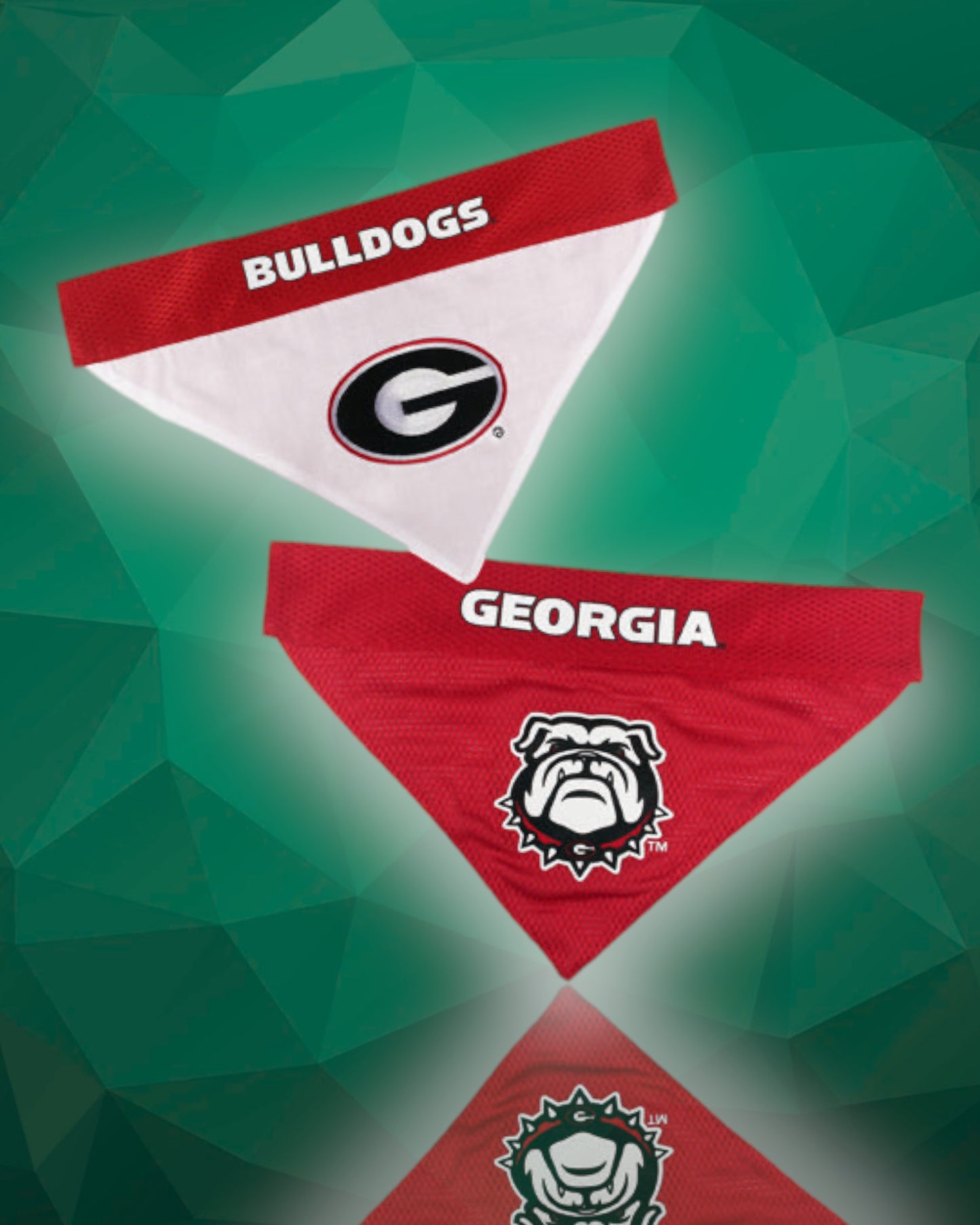 Georgia Bulldogs NCAA Reversible Dog Bandana