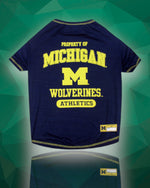 Michigan Wolverines NCAA Dog Tee Shirt