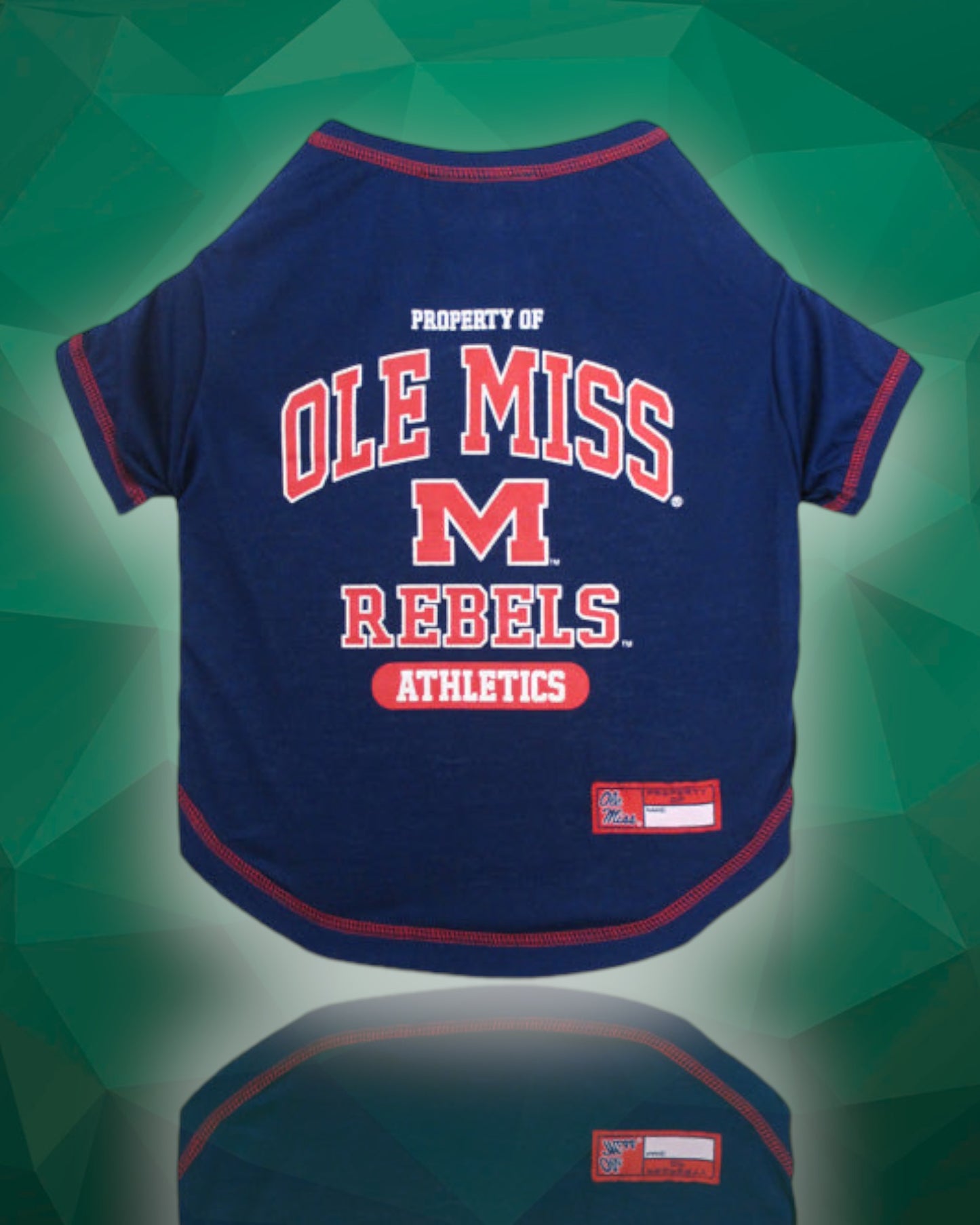 Mississippi Rebels NCAA Dog Tee Shirt