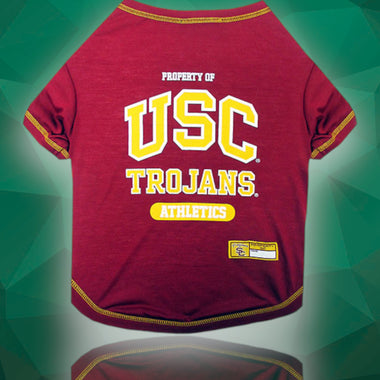 USC Trojans NCAA Dog Tee Shirt