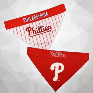 Philadelphia Phillies Reversible Dog Bandana