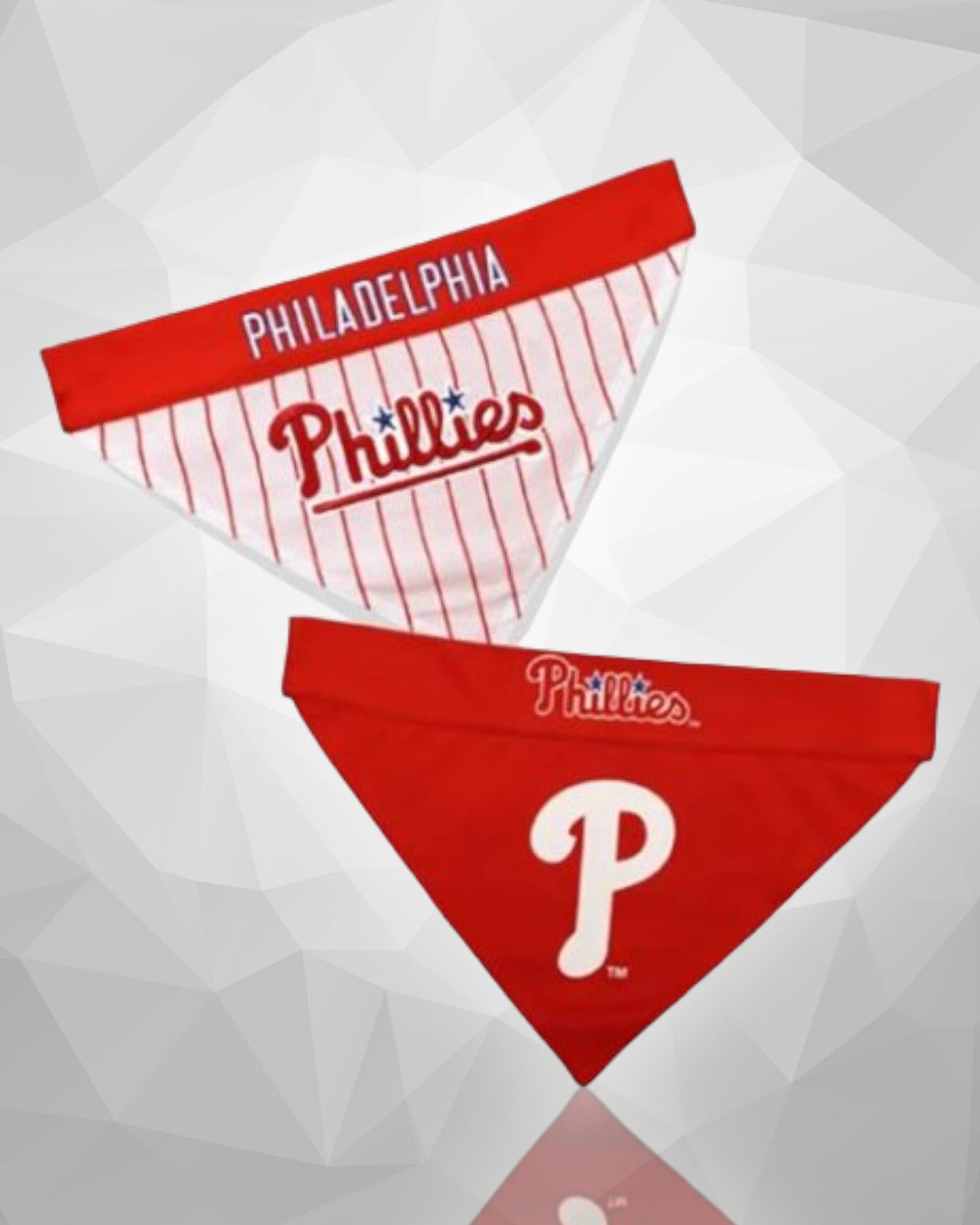 Philadelphia Phillies Reversible Dog Bandana