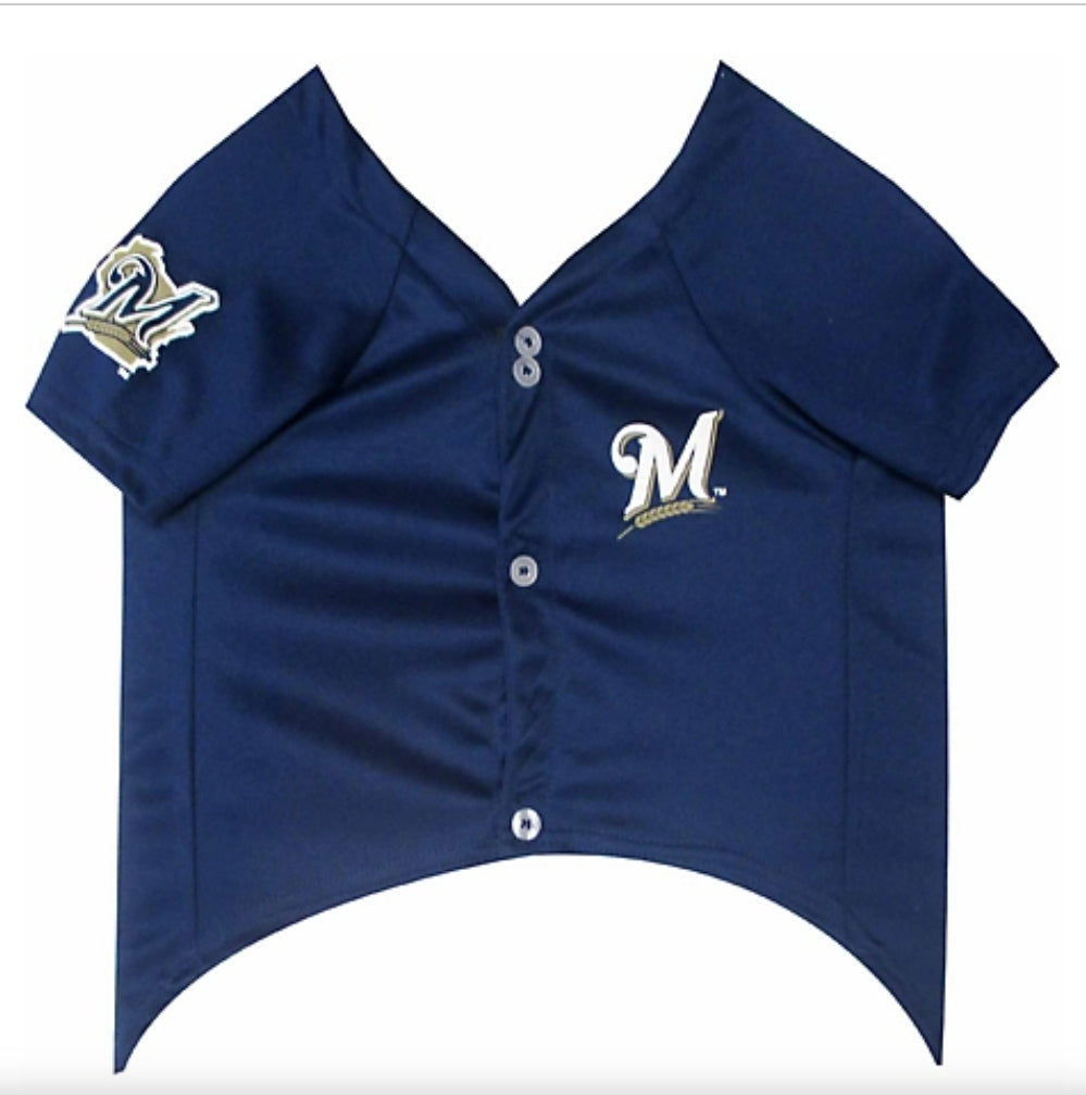 Milwaukee Brewers MLB Dog Jersey