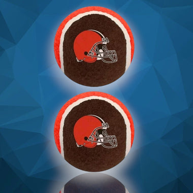 Cleveland Browns Tennis Balls Dog Toy