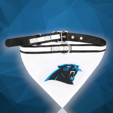 Carolina Panthers NFL Reflective Collar Dog Bandana