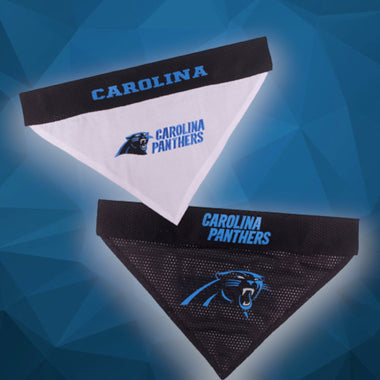 Carolina Panthers NFL Reversible Dog Bandana