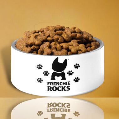 Frenchie Rocks Dog Food Bowl - Frenchie Rocks
