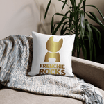 Frenchie Rocks Premium Pillow - Frenchie Rocks