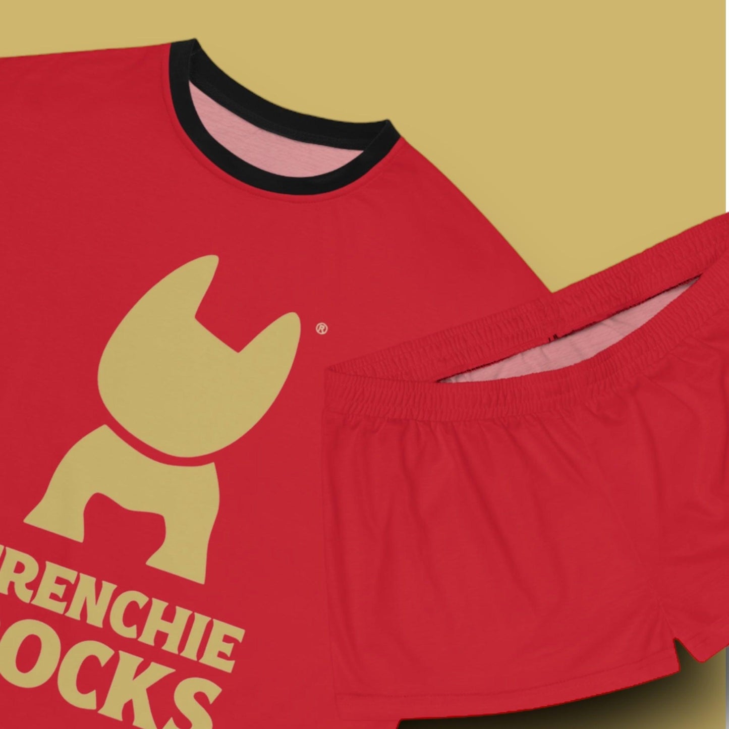 Frenchie Rocks Women's Short Pajama Set - Frenchie Rocks