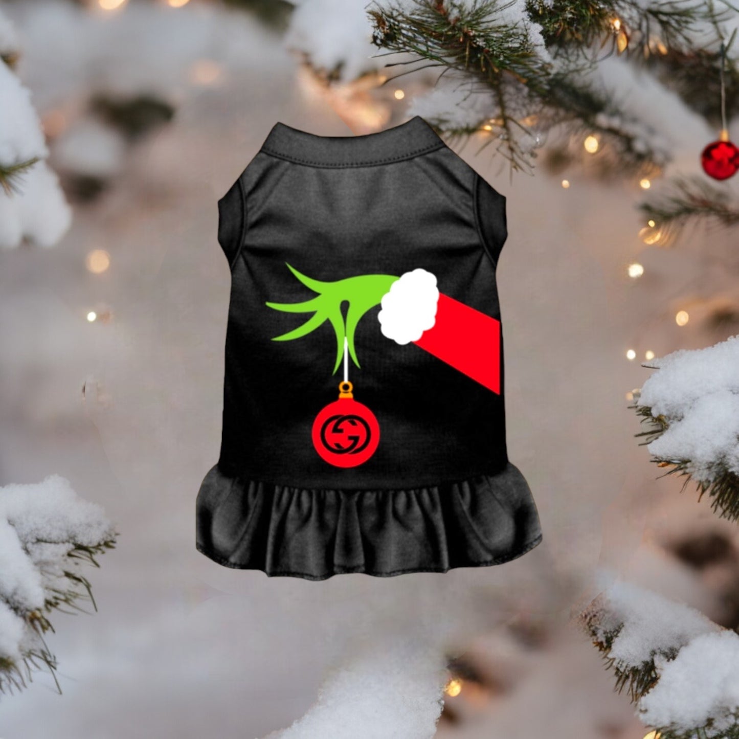 Fancy Grinch dog shirt or Dress