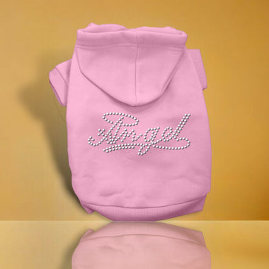 Angel Rhinestud Dog Hoodie