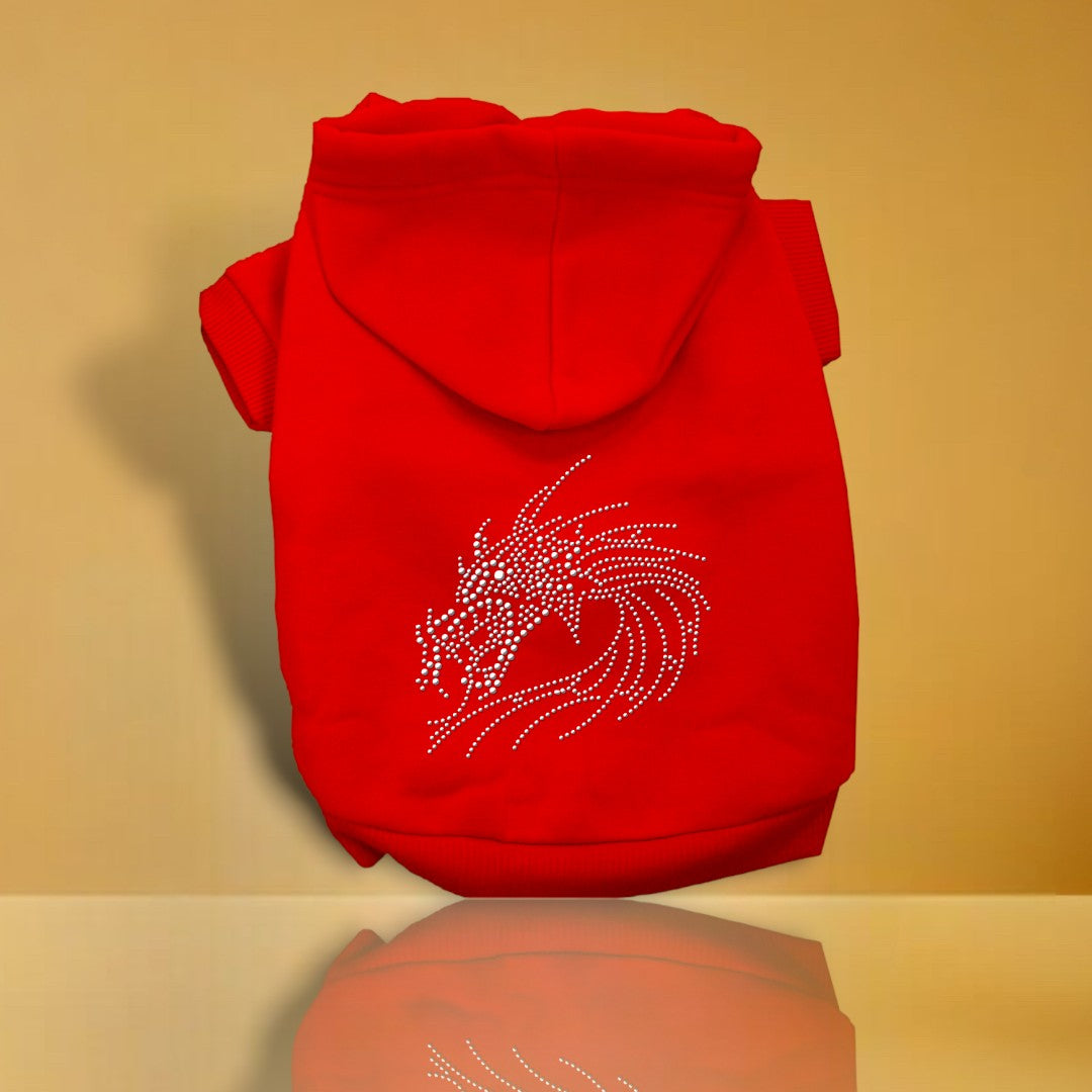 Studded Dragon Dog Hoodies