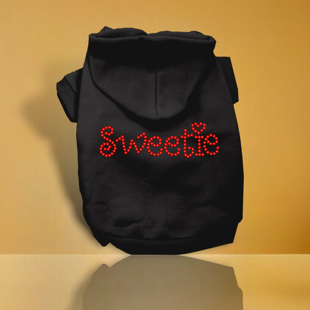 Sweetie Rhinestone Dog Hoodies