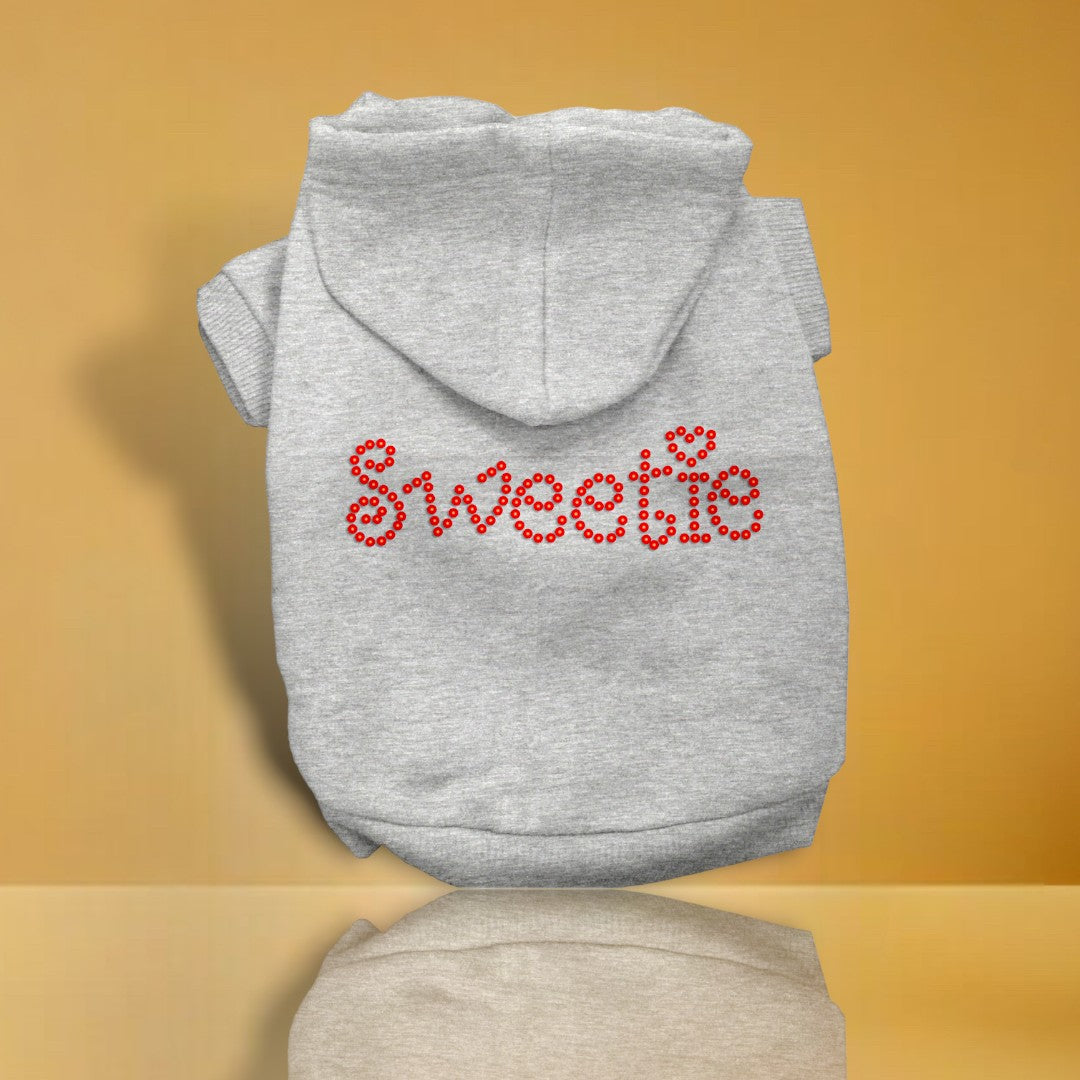 Sweetie Rhinestone Dog Hoodies