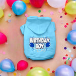 Birthday Boy Screen Print Pet Hoodies