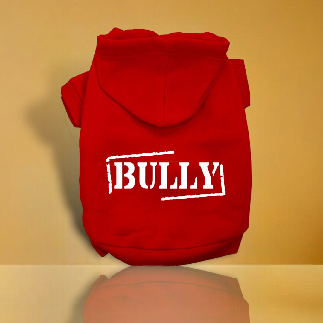 Bully Screen Printed Dog Hoodie