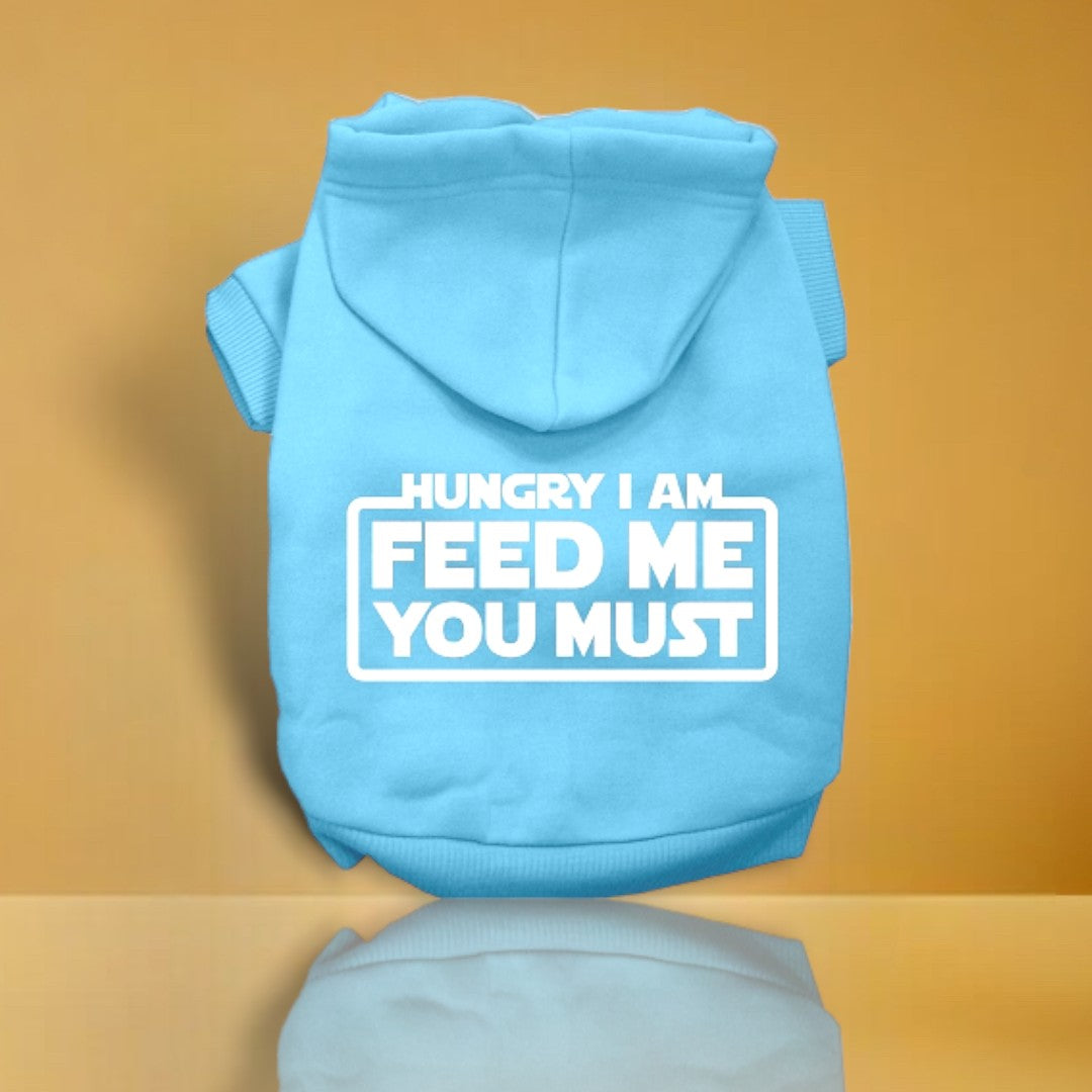 Hungry I am Screen Print Pet Hoodies