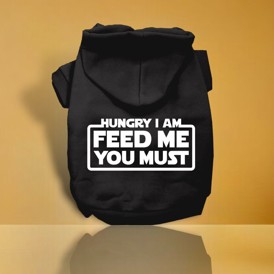 Hungry I am Screen Print Pet Hoodies