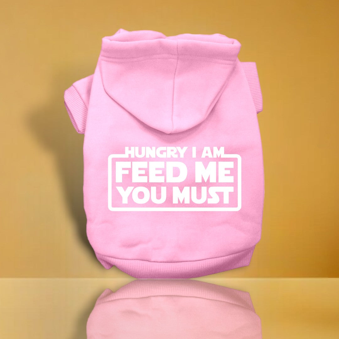 Hungry I am Screen Print Pet Hoodies