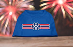 Patriotic Star Paw Screen Print Shirts