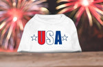 USA Star Screen Print Dog Shirt